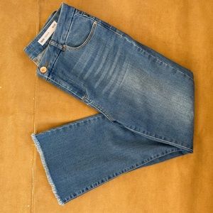 ASOS 30/32 high rise flare light stretch denim